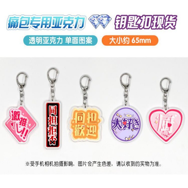 痛包专用挂件亚克力钥匙扣勾搭同好神器激推厨装饰配件物周边现货