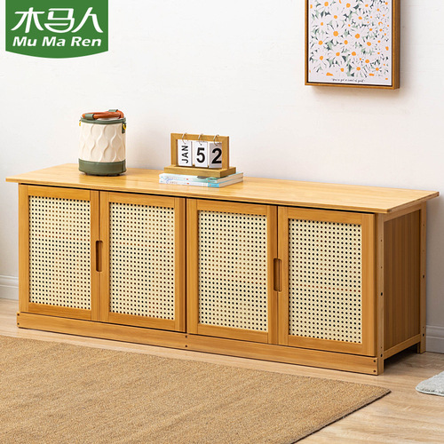 Shoe-changing stool, household doorway bench, shoe-wearing stool, shoe cabinet, one-piece stool, shoe rack, sit-on solid wood entry door