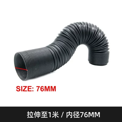 Sorma kollektoru (Giriş) modification with bendable corrugated - inner-diameter-76mm