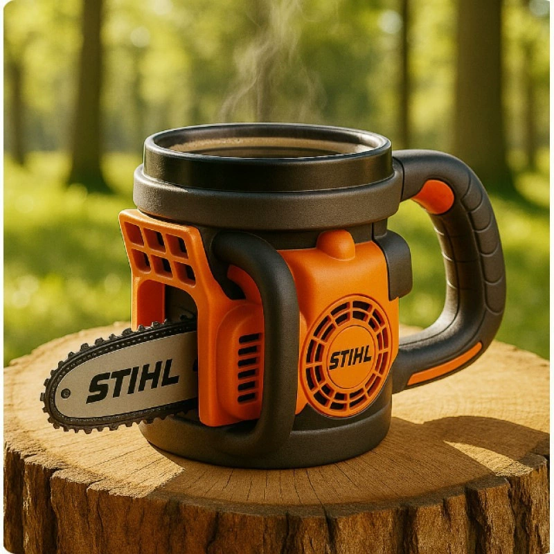 Кружка в виде бензопилы STIHL