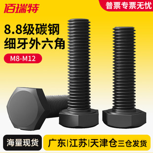 8.8���ߏ��ȼ����������ݽzᔼ��L��˨M8M10M12*1.25*1*1.5*30x60