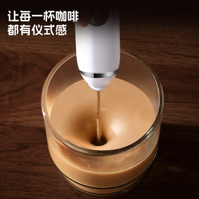 跨境双头手持充电无线电动打蛋器手持奶泡器打泡器奶油咖啡搅拌器|undefined
