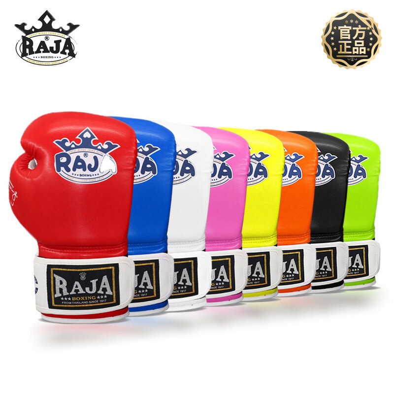 Thai RAJA Children's Boxing Gloves 3-14 Years Old Muay Thai Sanda Fight Training Girls Sandbag Boxes