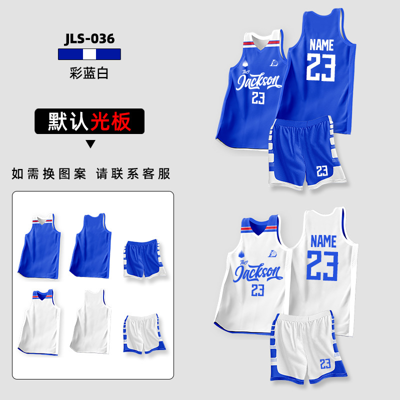 036 color blue and white