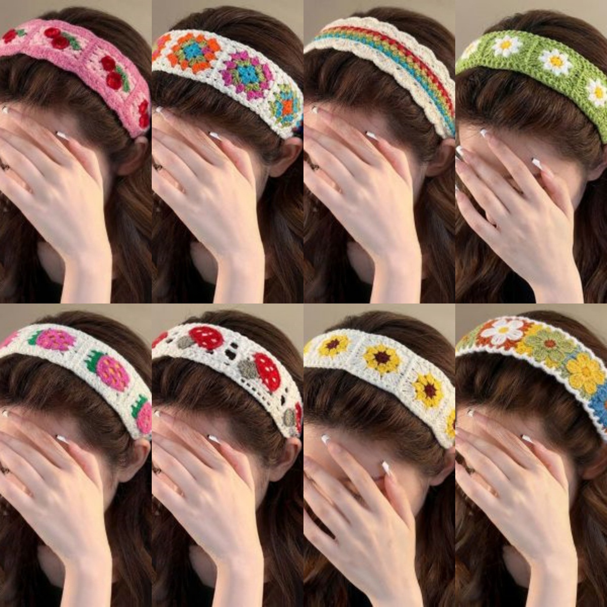 Cute patterned adhesive hair clips for women, gentle anti-frizz printed bangs clips, small Chanel-style ins-style long hair clips