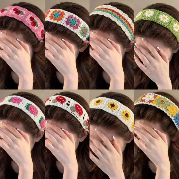 Cute patterned adhesive hair clips for women, gentle anti-frizz printed bangs clips, small Chanel-style ins-style long hair clips