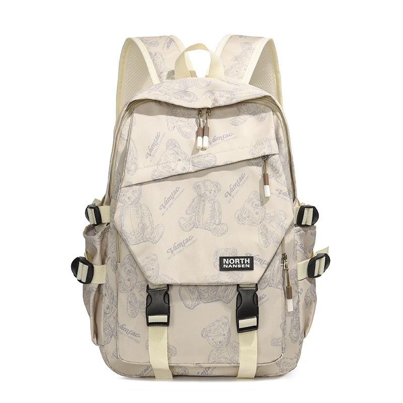 Bolsas escolares para estudiantes de moda del campus japonés pequeño y fresco, mochilas de moda de gran capacidad, mochilas de viaje de ocio, bolsos de mujer