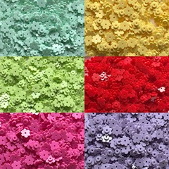 小さな粒子で満たされた手作りボール 6 葉の花びらビルディングブロック diy 手作りボール素材教育クリエイティブ漫画鉢植え