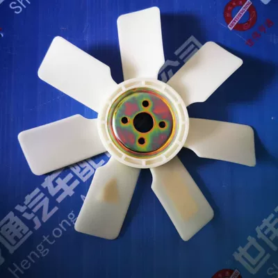 3066 engine fan, construction machinery parts, 4-hole, 7-blade S6K excavator fan blade, suitable for Caterpillar E200B