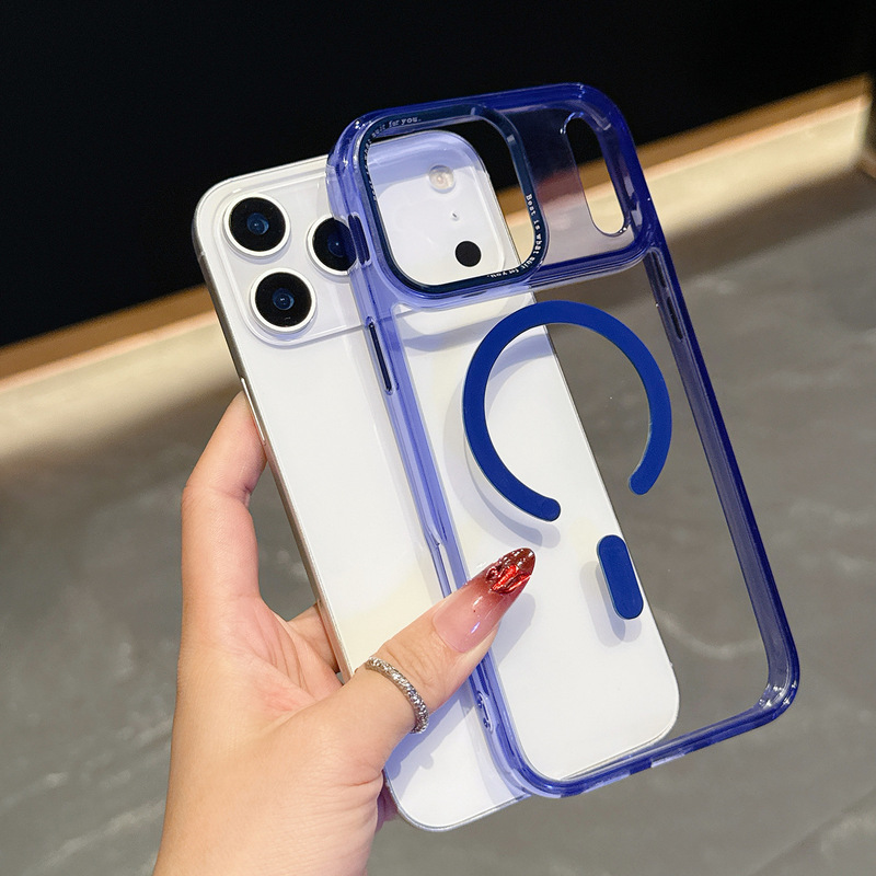 适用iPhone17PROMAX手机壳二合一冰透磁吸苹果17简约防摔保护套16|undefined