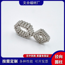 厂家现做径向充磁强磁圆柱磁铁强磁磁力魔方强力磁 侧面充磁强磁