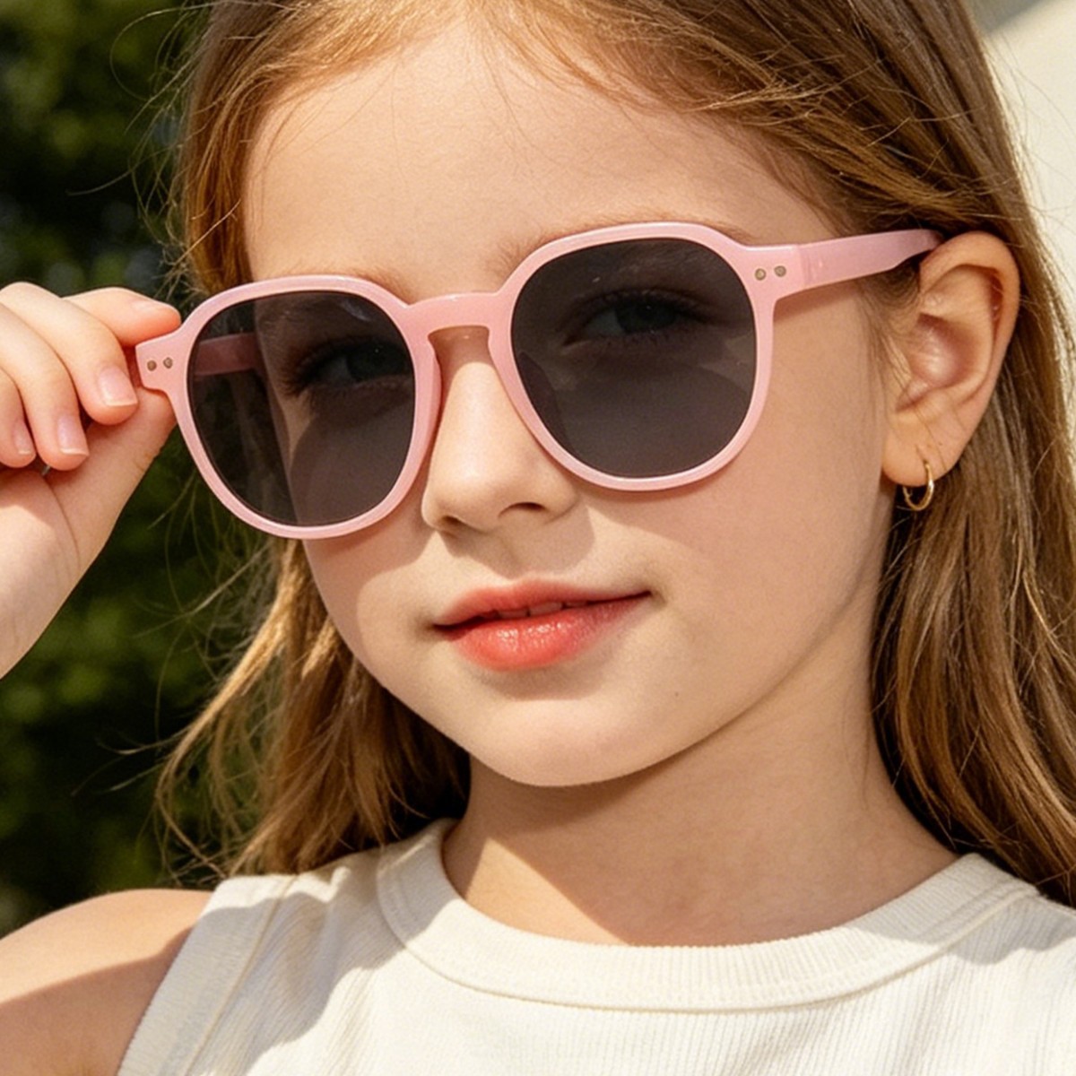 2023 nuevos niños de moda remache gafas de sol niños y niñas ins estilo sombrilla al aire libre gafas de sol lindas al por mayor