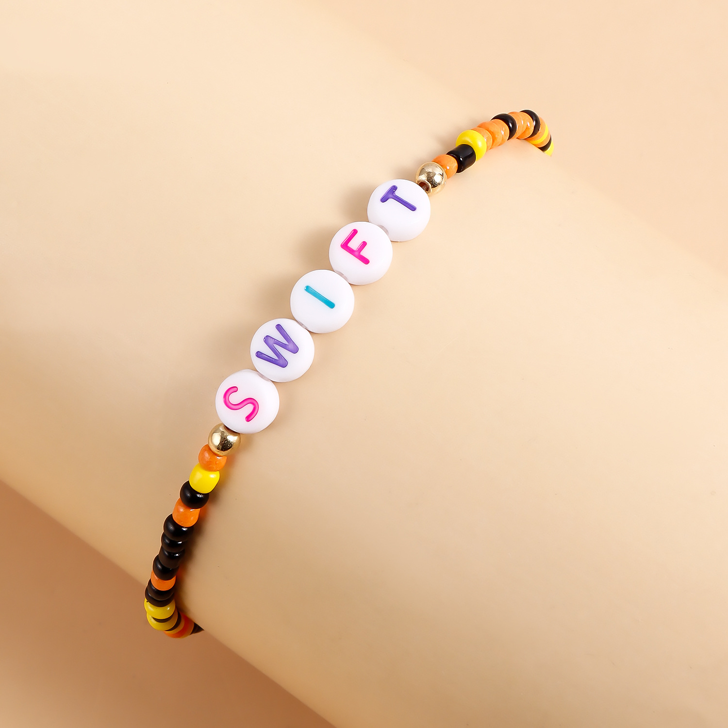 Estilo Simple Estilo Clásico Letra Cuenta De Semillas Con Cuentas Mujeres Pulsera display picture 3