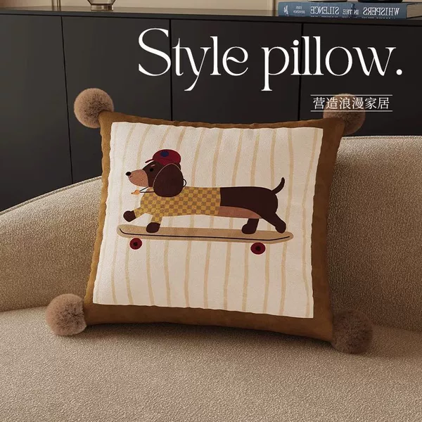 Striped street puppy beige