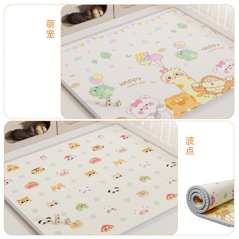 Alfombrilla para bebé Alfombrilla para gatear XPE engrosado hogar bebé sala de estar alfombrilla plegable para gatear espuma para niños insípida