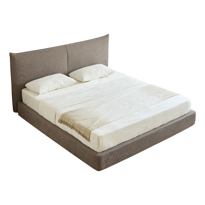 Cama plegable de tela italiana pequeña cama compresible de comercio exterior paquete blando en el extranjero apartamento individual cama ensamblada metal