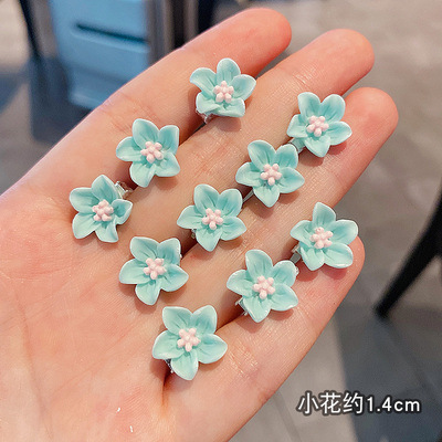 Amazon レトロパールフラワー小さなグリップクリップ三つ編み装飾小さなヘアピン甘いヘアアクセサリー前髪クリップ|undefined