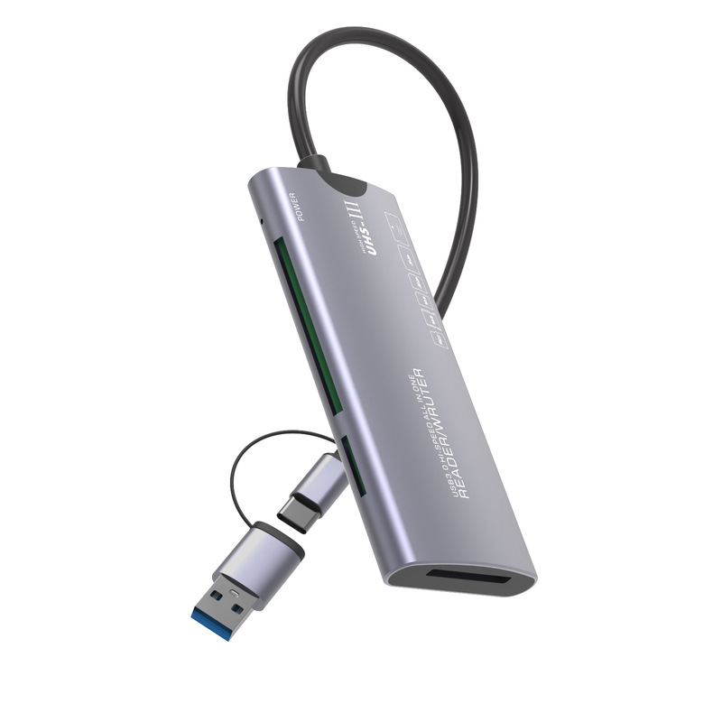 读卡器多功能USB3.0高速CF卡索尼MS相机SD/TF内存储卡XD适用苹果|undefined