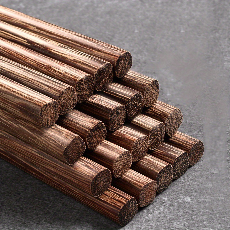 palillos de madera de sándalo rojo, palillos de madera sólida antideslizante de grado alimenticio, palillos de madera sólida de estilo chino, resistencia a altas temperaturas