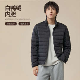 通用压胶防跑毛90白鸭绒羽绒内胆可单穿舒适加厚羽绒服冲锋衣内胆
