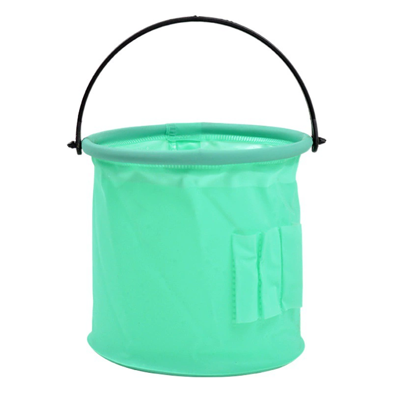 Искусство небольшой размер Складная ручка Ведро для стирки с отсеком Ручка Контейнер для стирки Маленький Размер Вставка Ручка Ведро для стирки Без отсека Ведро
