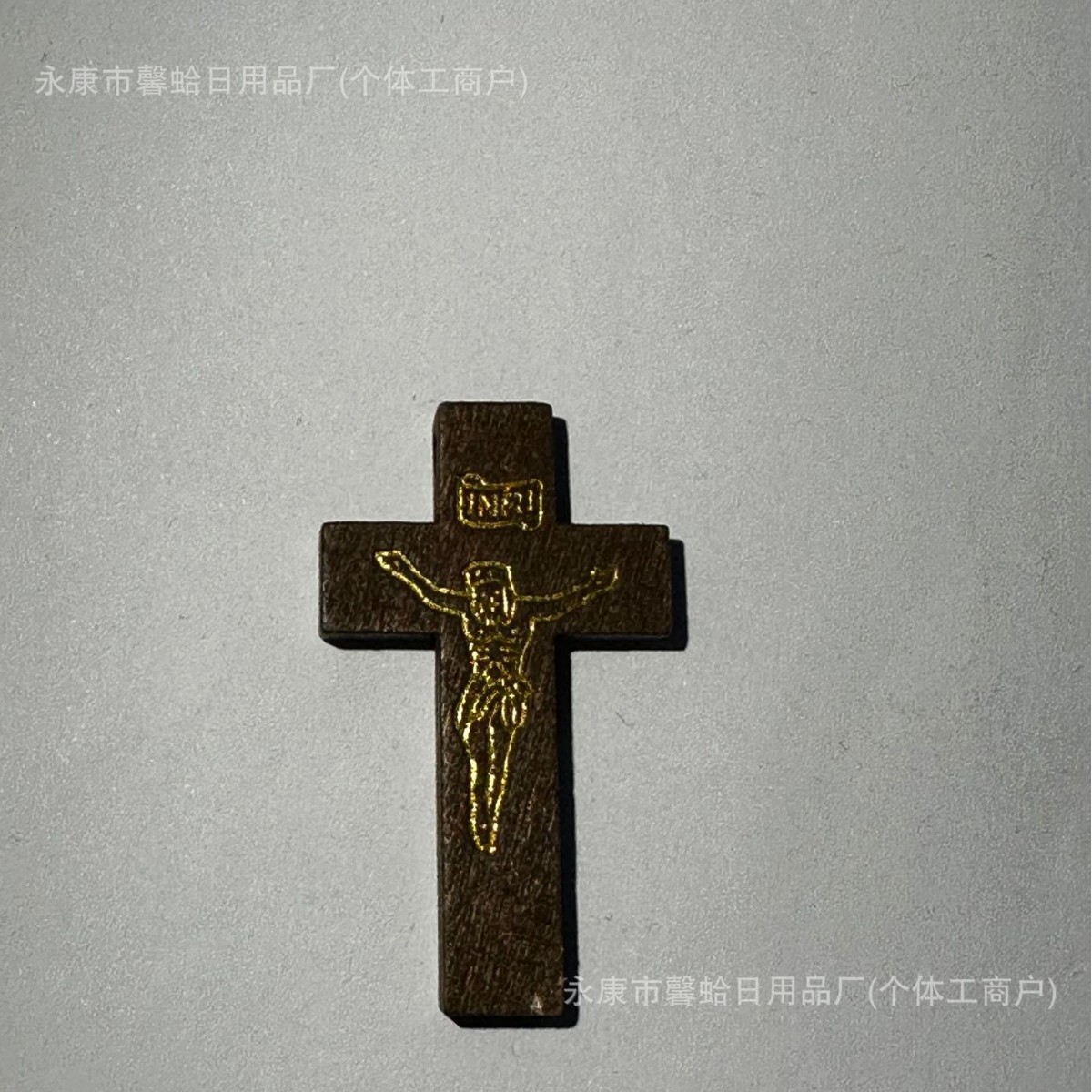 Cruz de madera Artesanía de madera Collar Colgante Accesorios Colgante