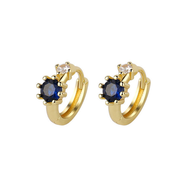 Retro sophisticated crystal earings with zircon