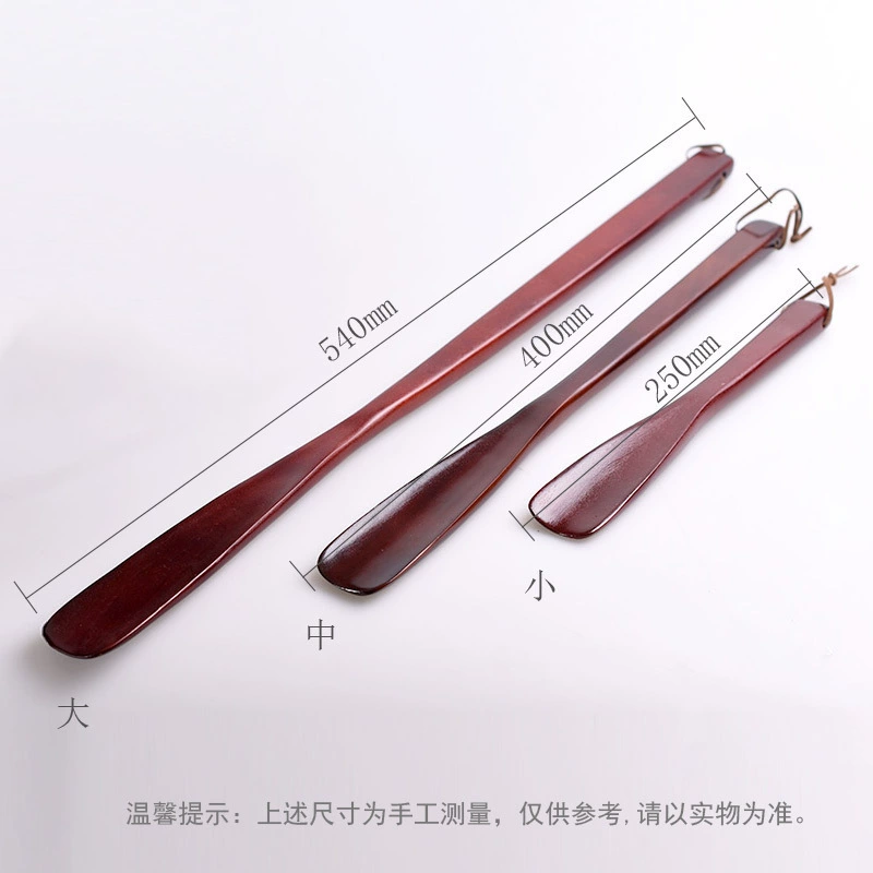 Spot supply exquisite solid wood 2 color can choose 3 sizes shoe pull -ups wooden handle shoe lifter solid durability