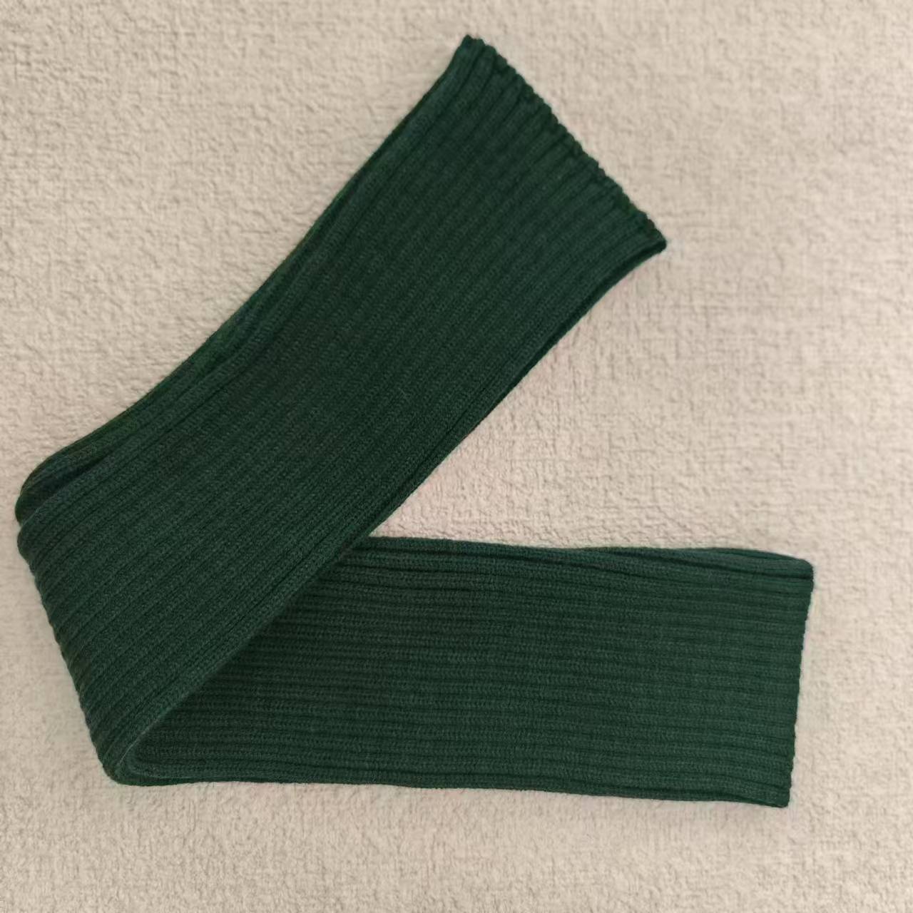 Mangas montadas al sol de imitación, medias mangas de lana de punto cálido, guantes de brazo de protección contra el frío de pantalla sin dedos elásticos de otoño e invierno para mujer