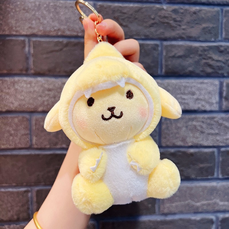 ぬいぐるみのかわいいアクセサリーのぬいぐるみのペンダント卸売りのおもちゃの子供のかばんの漫画の子供の鍵は子供の機械をつかみます。