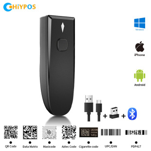 Mini 2D wireless and Bluetooth barcode scanner portable efficient scanner