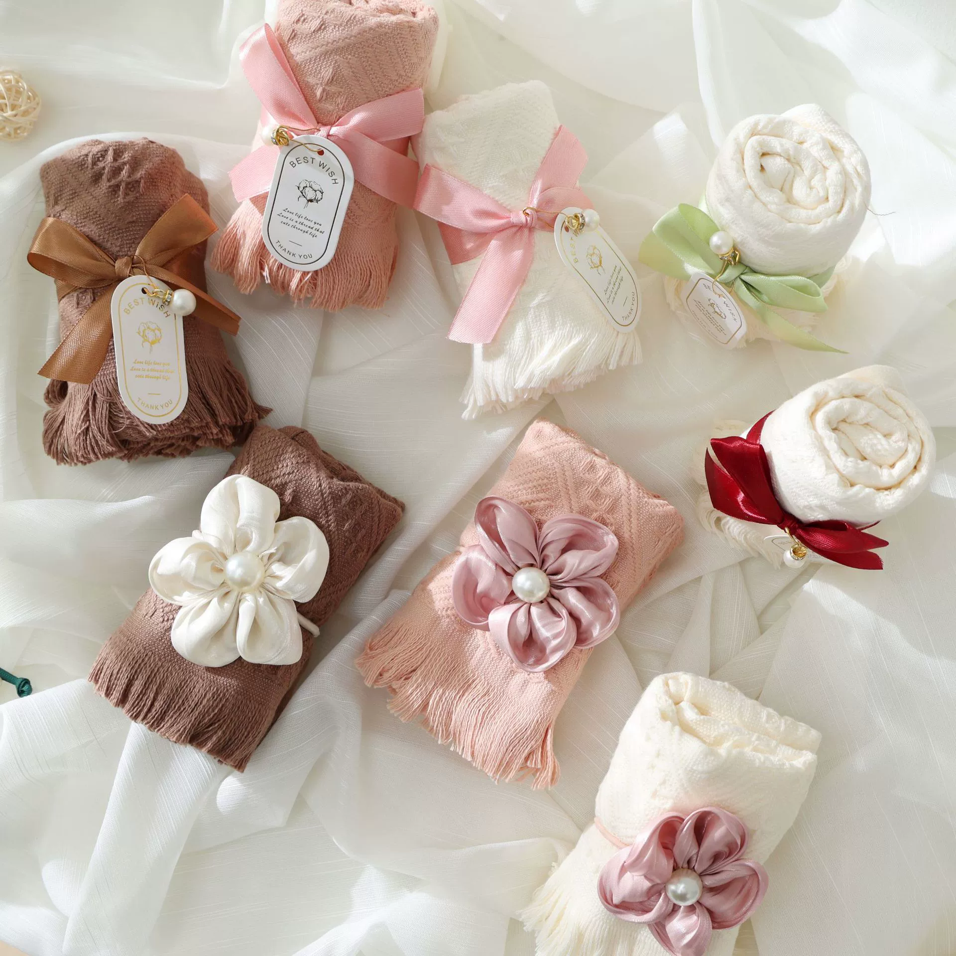 Свадебное полотенце подарок для рук подарок подружки невесты свадебное полотенце из чистого хлопка деятельность компании открытие ежегодная встреча компания небольшой подарок