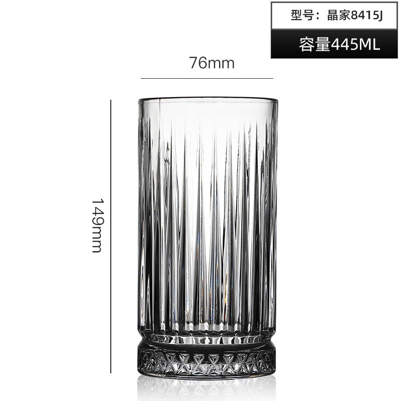 Inventario al por mayor creativo en relieve tazas clásicas tazas de bebida tazas de vino tazas de vino de bar de vidrio tazas de whisky