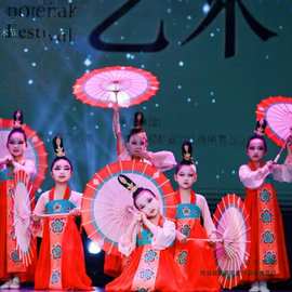 百舞惊鸿伞舞蹈道具古典舞伞女童儿童专业用演出伞油纸伞竹无