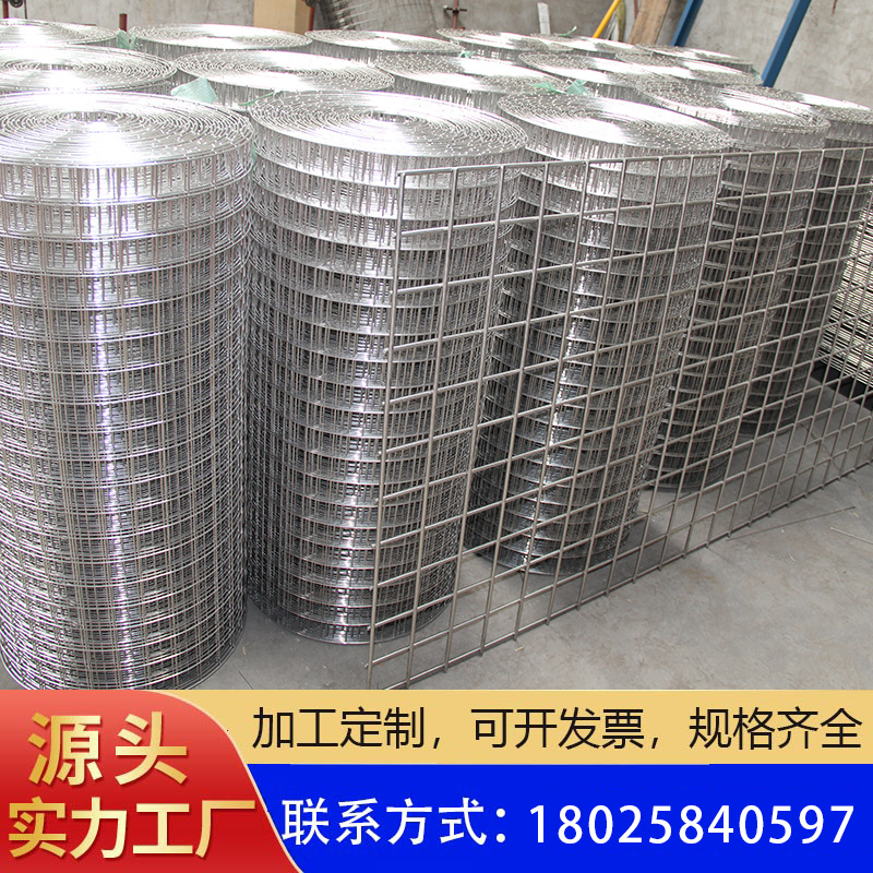 广东厂家可定 镀锌电焊网建筑工地外墙网 抹墙丝网养殖圈丝网现货