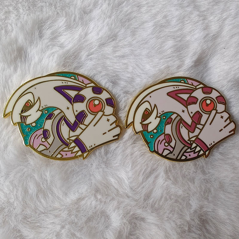 Pokémon Brooch, Pet Elf, Alien World Monster Elf, Metal Backpack Enamel Pin Decorative Badge