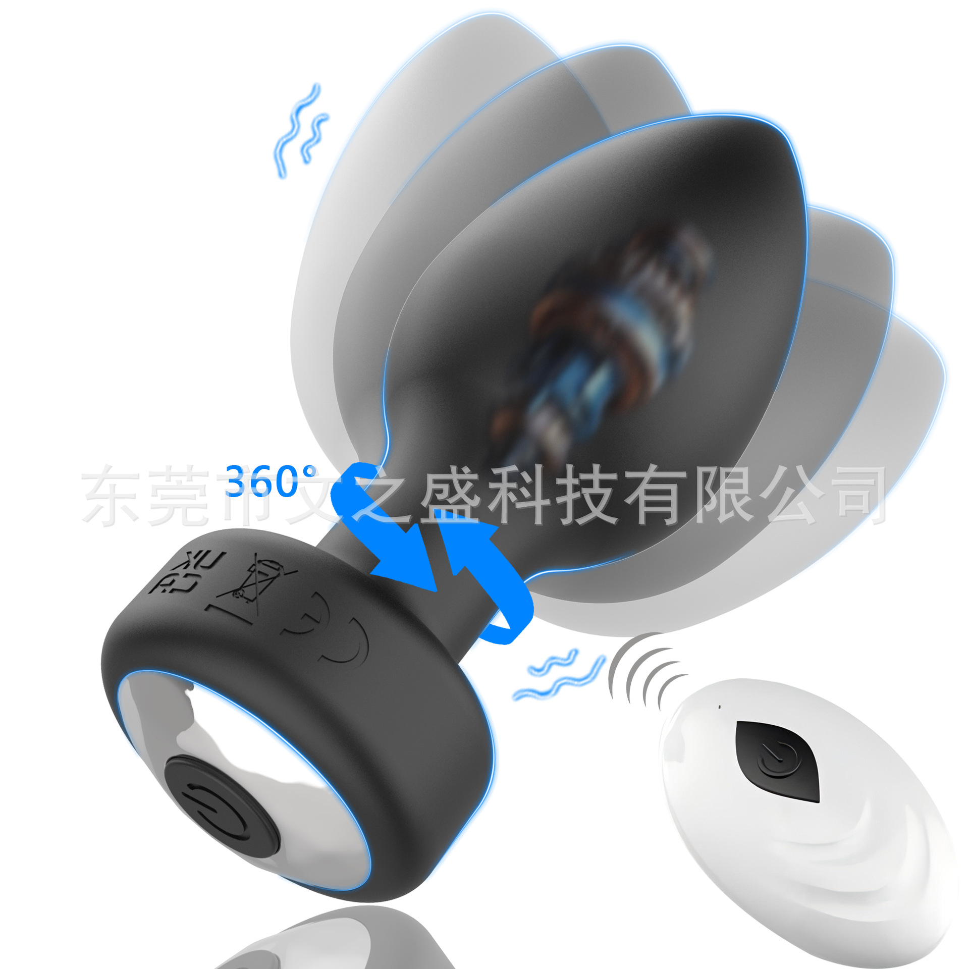 Remote-controlled vibrating anal plug for men and women, unisex masturbator, adult anal sex toy