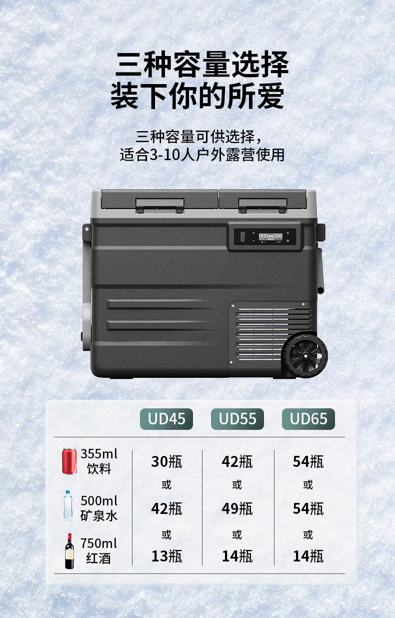 Ice Tiger Compressor Car Refrigerator Car Home Dual-use Refrigeration 12v24v Portable CF35 Dormitory Mini Refrigerator