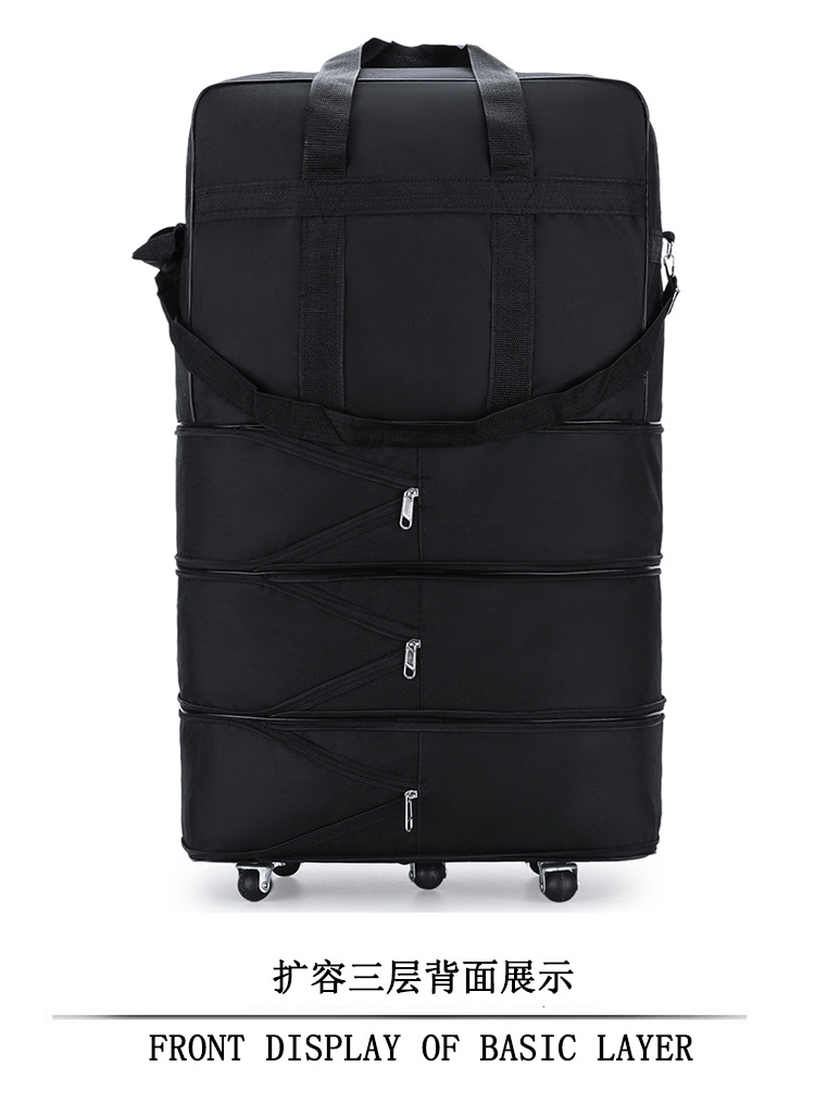 Large capacity portable Oxford fabric luggage travel bag 158 mobile air-controlled bag waterproof