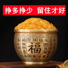 纯铜黄铜米缸聚财聚招财宝盆开业送礼百福缸乔迁摆件厂家批发