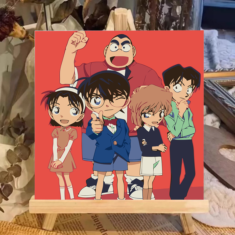 コナンデジタル油絵DIY手塗り怪盗キッドアニメアクリルメーカー卸売装飾画|undefined