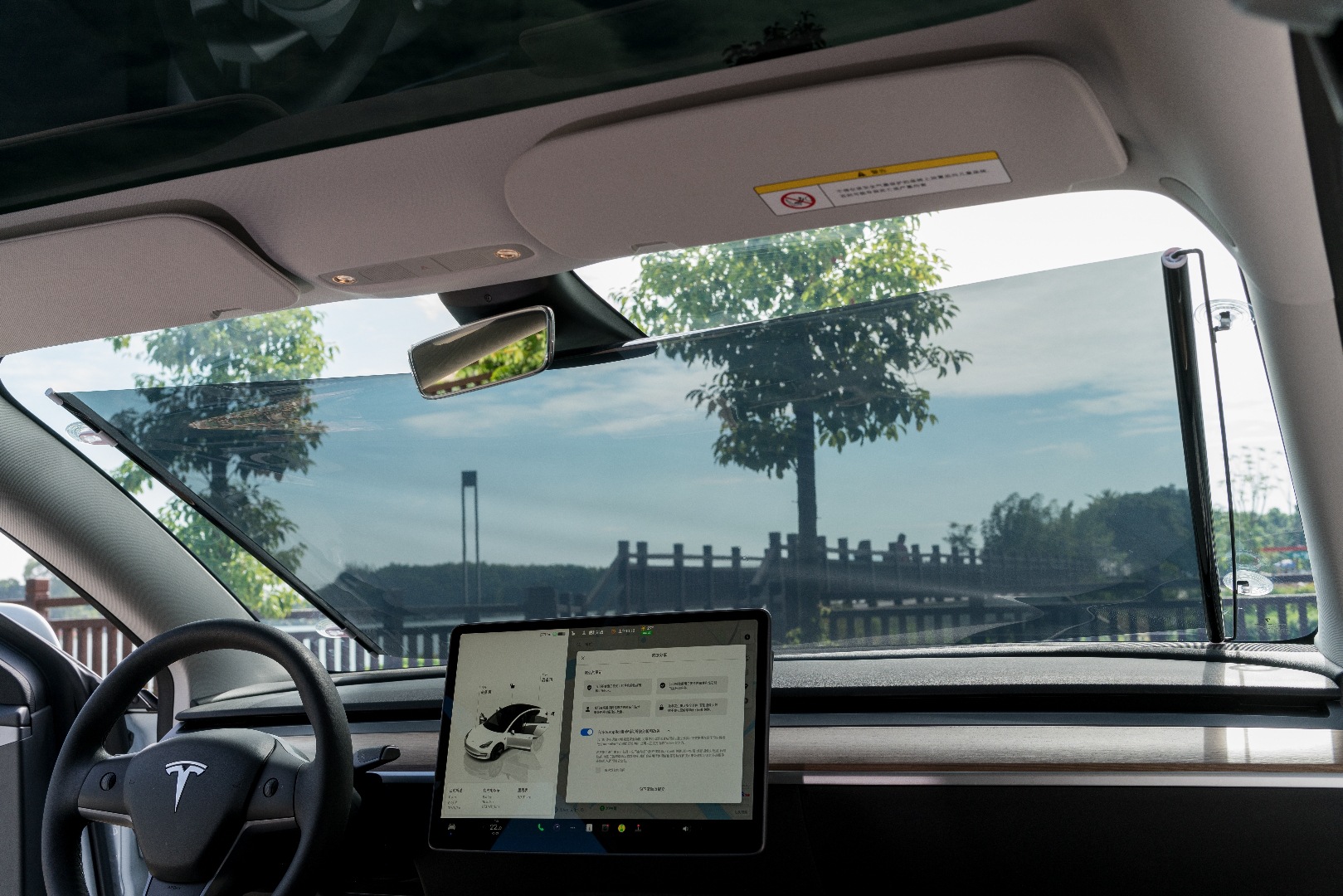 Cross-Border Car Roller Blinds, Car-Mounted High-Definition Retractable Sunshades, Transparent Car and Home Dual-Use Sun Protection Shades