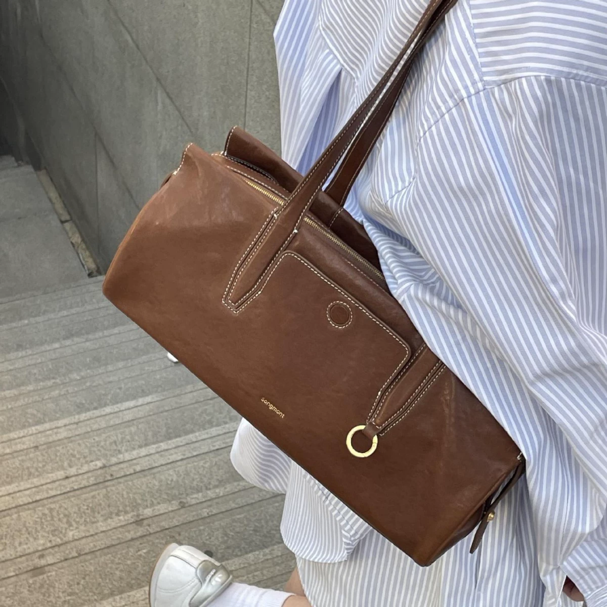 Songmont Capacious shoulder bag, universal one-shoulder bag