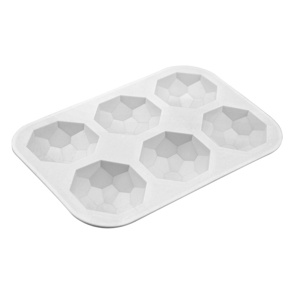 Nuevo 6-piece joya francés mousse molde DIY chocolate fondant silicona molde utensilios de cocina