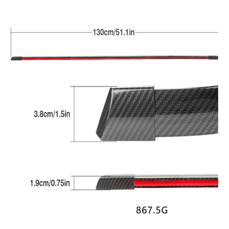 130cm lámpara LED de cola de automóvil transformada luz fluente de carreras multimodo DC12V lámpara de cola