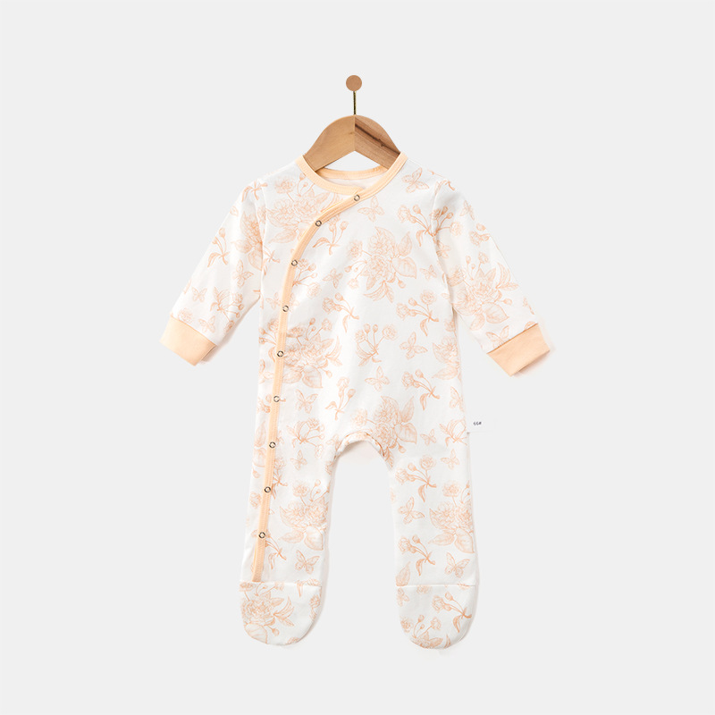 Comercio exterior, ropa de manga larga para bebés, ropa de botón de primavera y otoño, ropa de escalada de Amazon al por mayor.