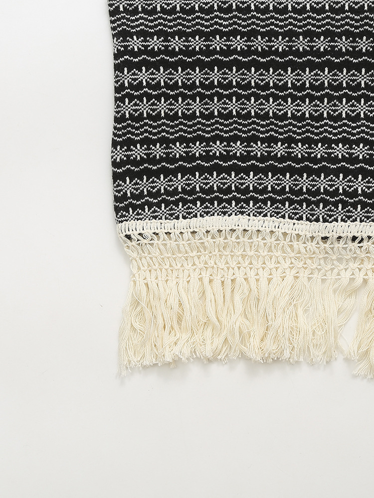 Women's 2024 Summer New Color blocked Striped Strap Slimming Half Skirt Set_voghion.com