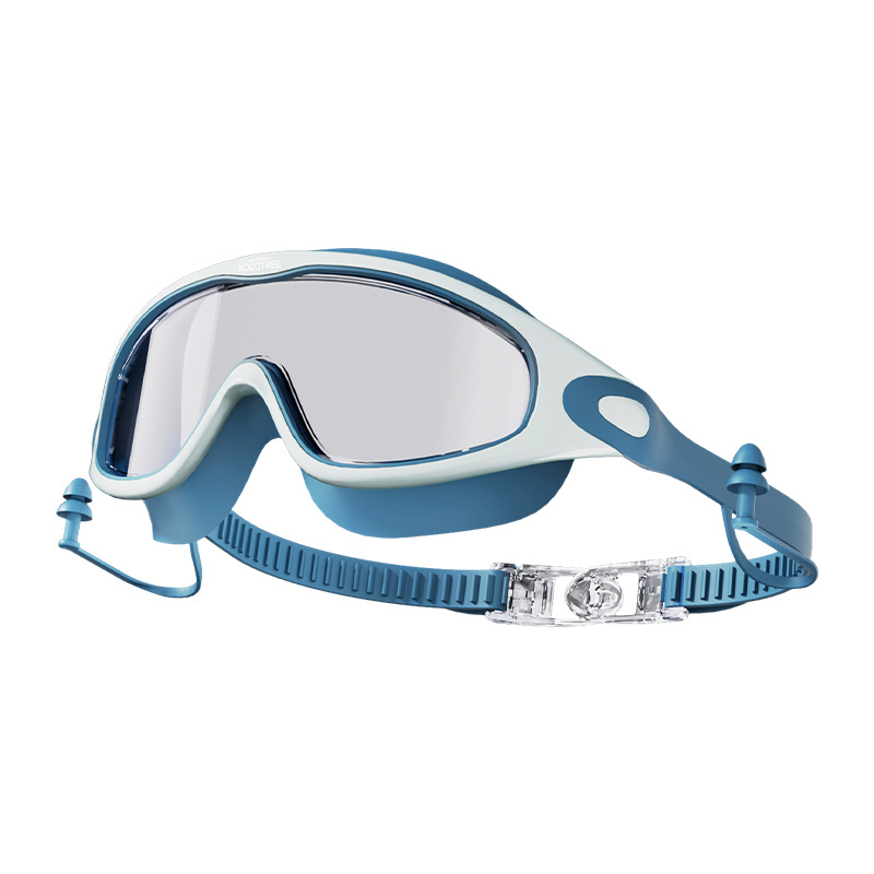 Gafas de Natación Infantiles de Marco Grande de Policarbonato Impermeables, Antivaho y Protección UV image 5