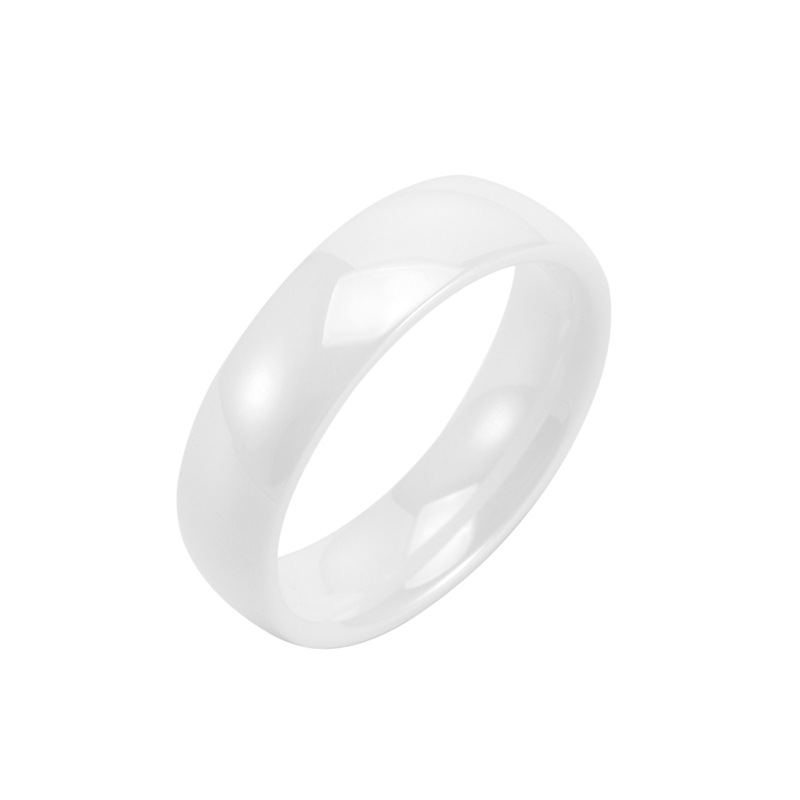 8g Weight Rings Classification 7, 8, 9 Ring Size Vintage Style Geometric Ceramics Plating Unisex Rings