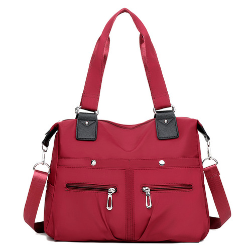 Large-capacity shopping crossbody bag, versatile crossbody backpack, new women's shoulder bag, casual water-repellent nylon bag